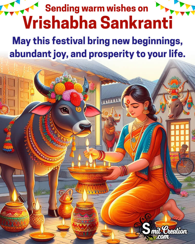 Vrishabha Sankranti Greeting Image