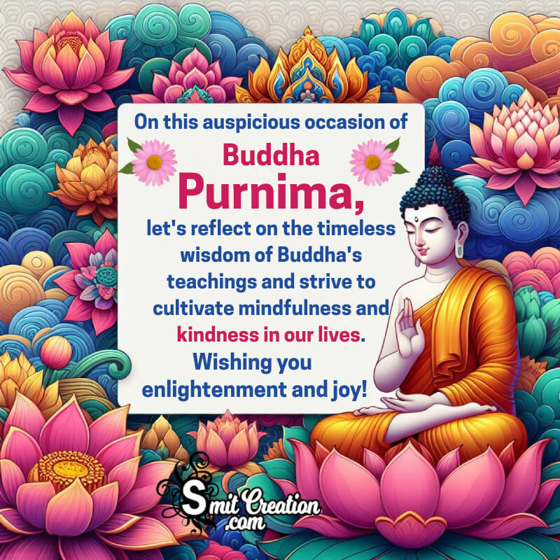 Wonderful Buddha Purnima Message Pic