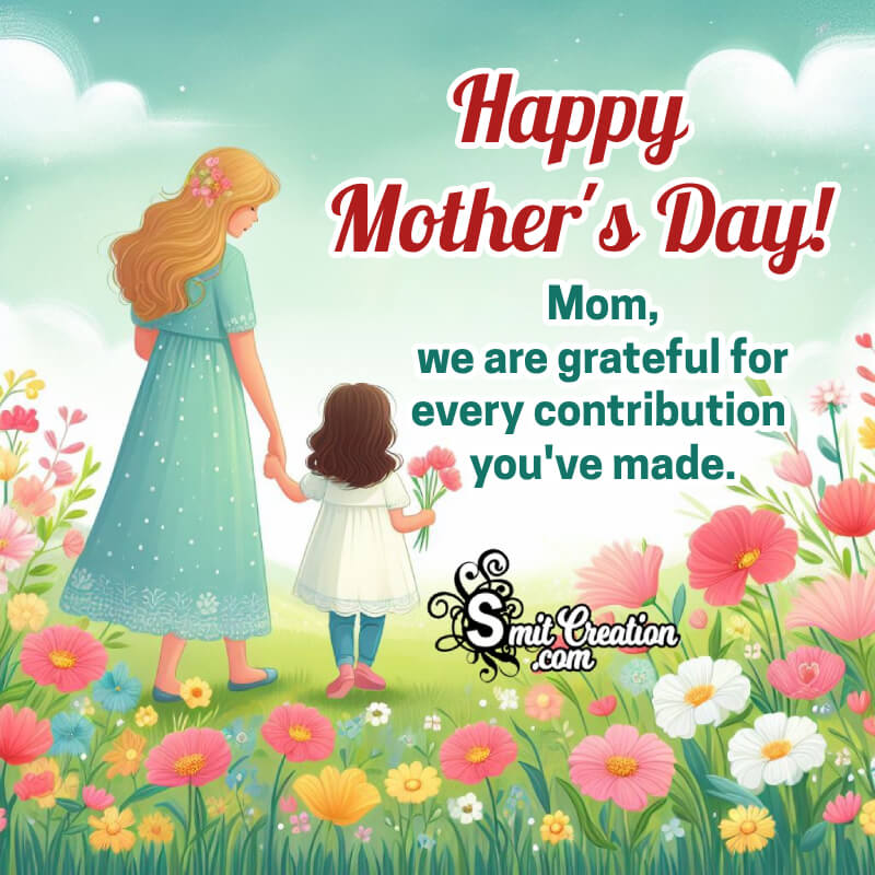 Wonderful Mothers Day Wishing Photo