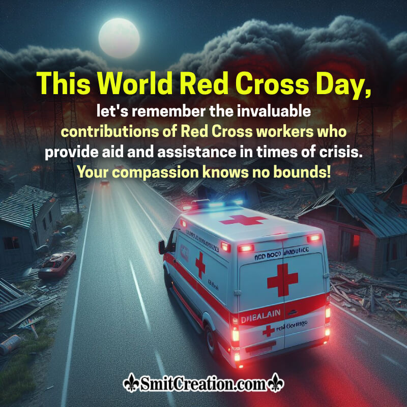 Wonderful World Red Cross Day Greeting Photo