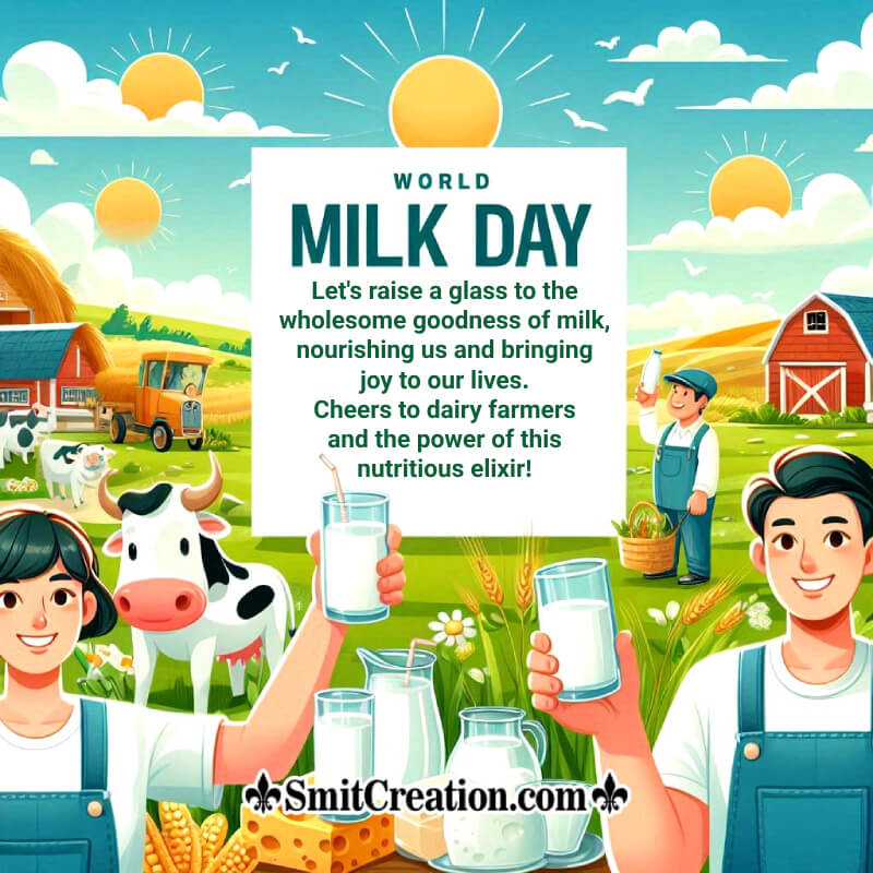 World Milk Day Best Message Pic