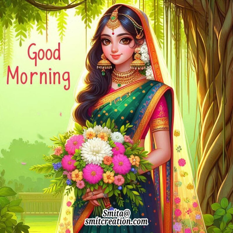 Beautiful Woman Good Morning Fb Status Pic