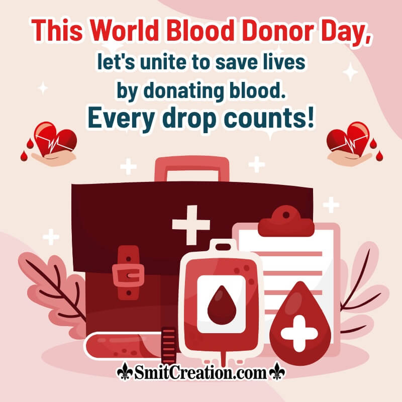 Best World Blood Donor Day Message Photo