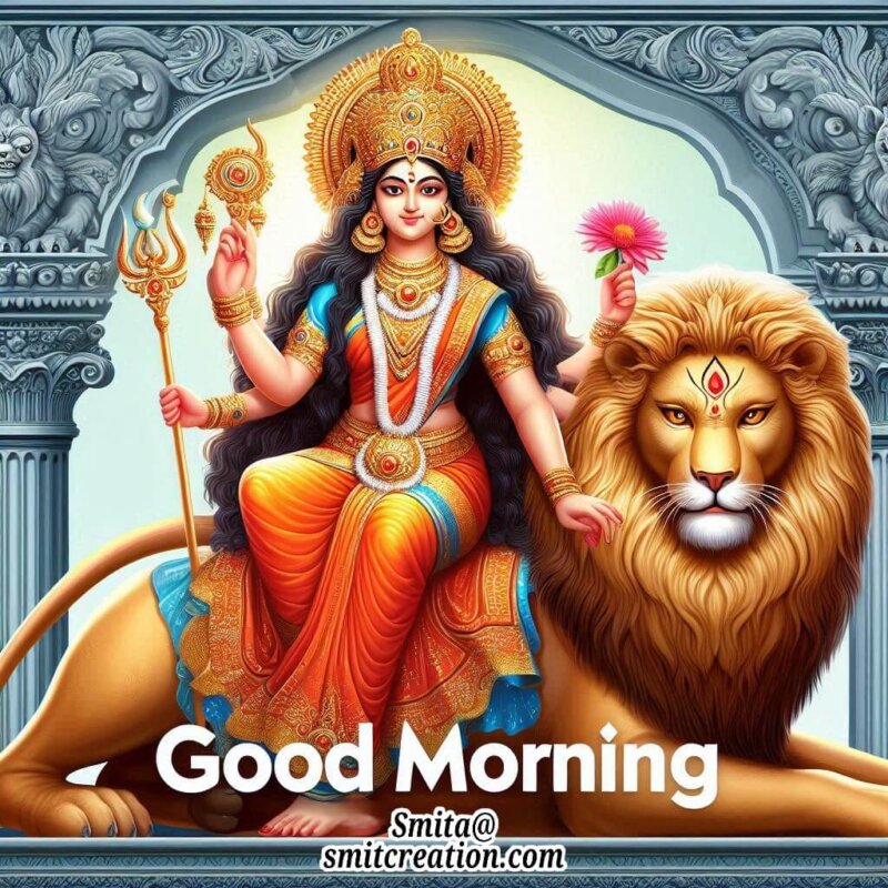 Devi Maa Good Morning Greeting Pic