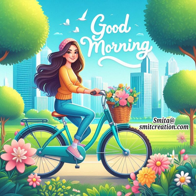 Good morning World Bicycle Day Images - SmitCreation.com