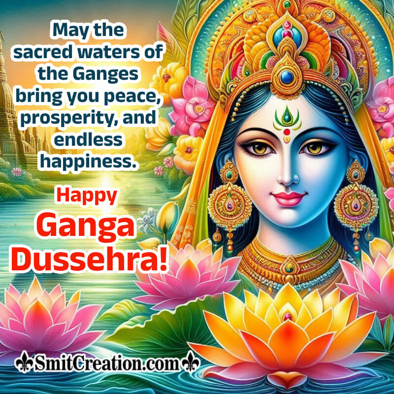 Happy Ganga Dussehra Wonderful Message Pic