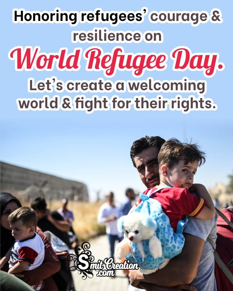 World Refugee Day Best Message Photo