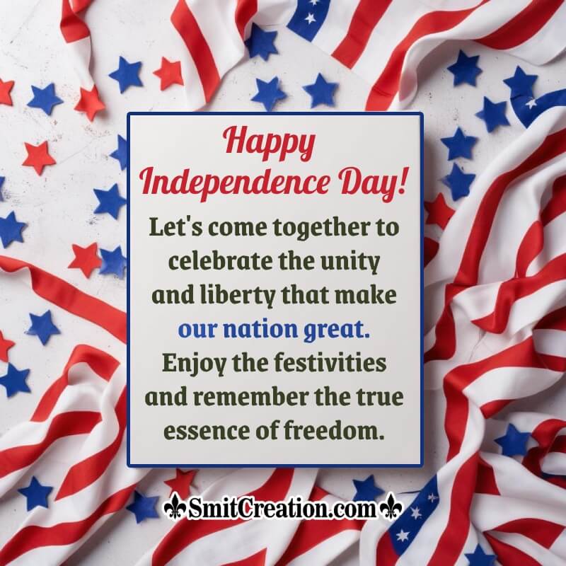 4th July Day Best Message Image