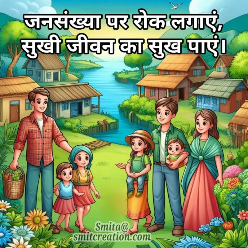 Best World Population Day Hindi Quote Image