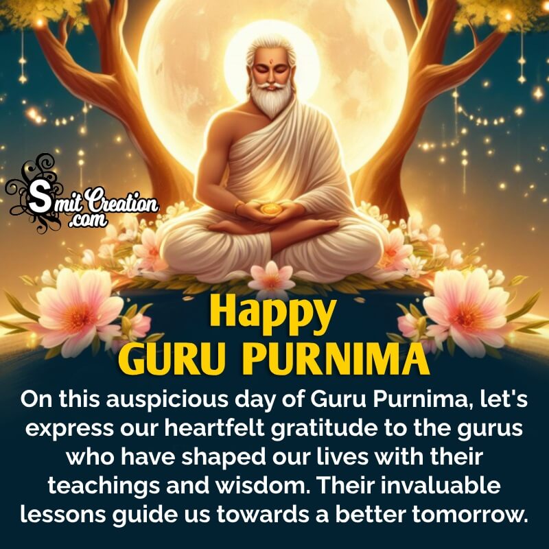Blessed Guru Purnima Wishing Picture