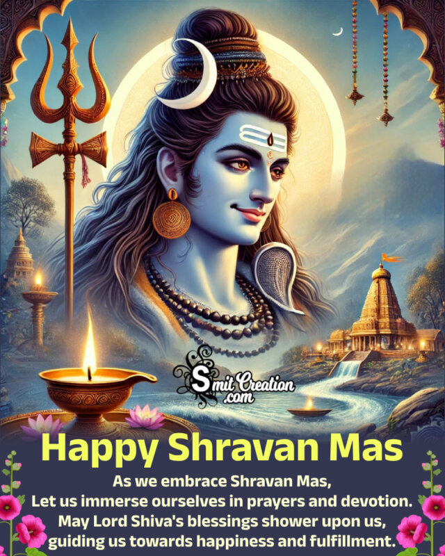 Happy Shravan Mas English Blessings