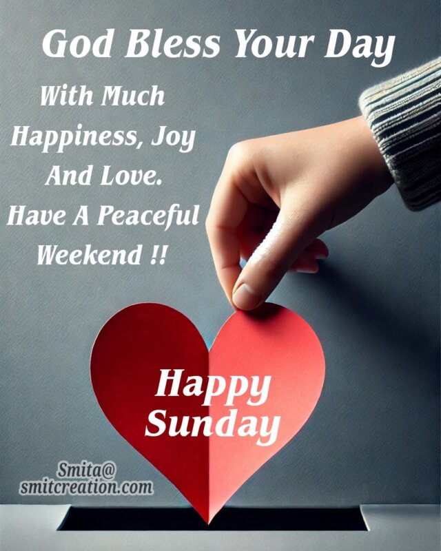 Happy Sunday Morning Wishing Picture