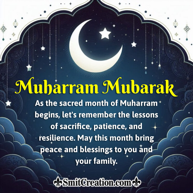 Muharram Mubarak Blessed Message Photo
