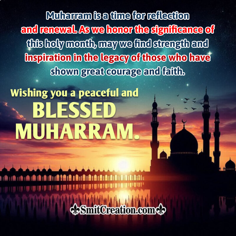 Muharram Mubarak Blessing Wishing Picture