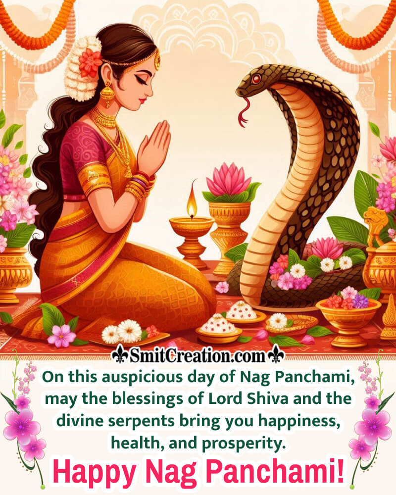 Happy Nag Panchami Best Message Image