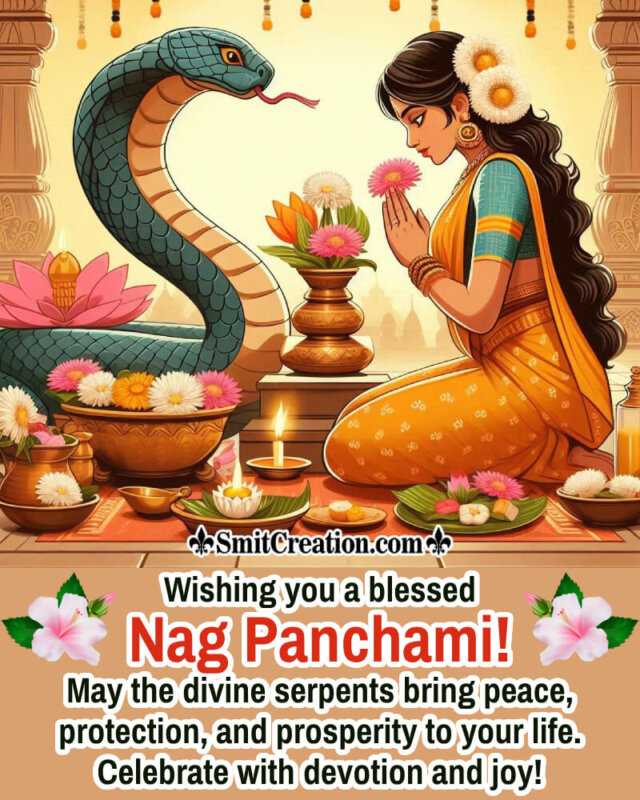 Happy Nag Panchami Greeting Picture