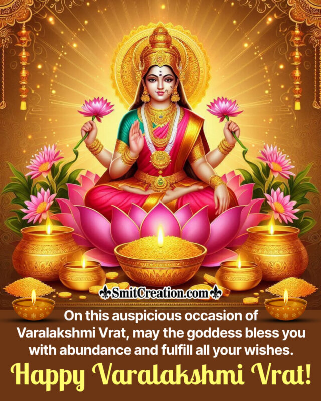 Happy Varalakshmi Vrat Best Wish Photo