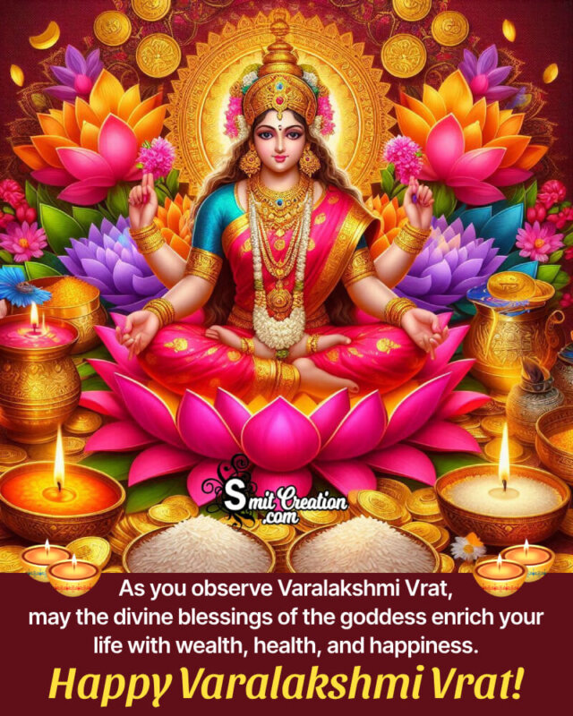 Varalakshmi Vrat Greeting Image