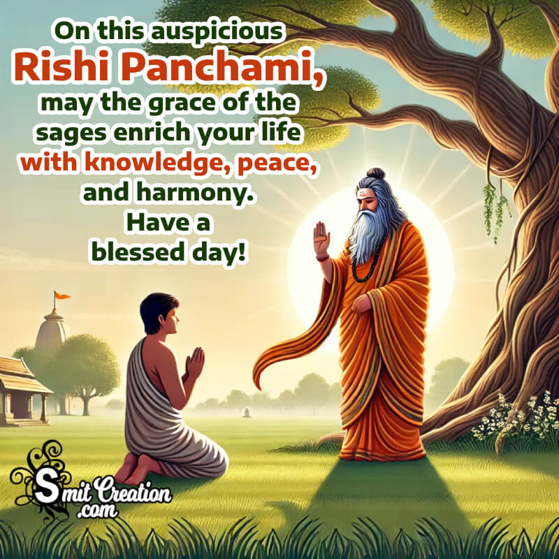 Blessed Rishi Panchami Status Photo