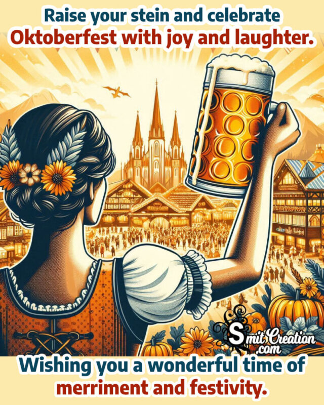 Happy Oktoberfest Best Wishing Image