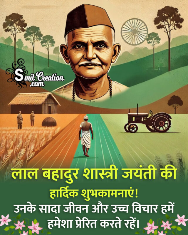 Lal Bahadur Shastri Jayanti Best Message Pic