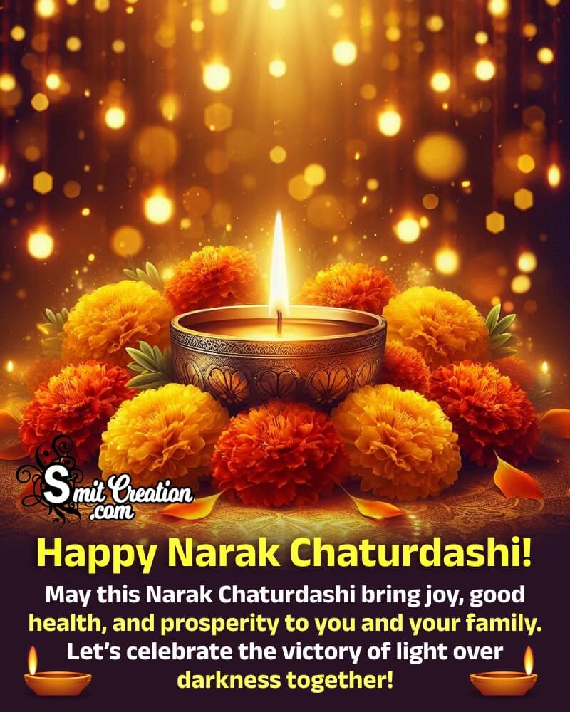 Awesome Narak Chaturdashi Message Pic