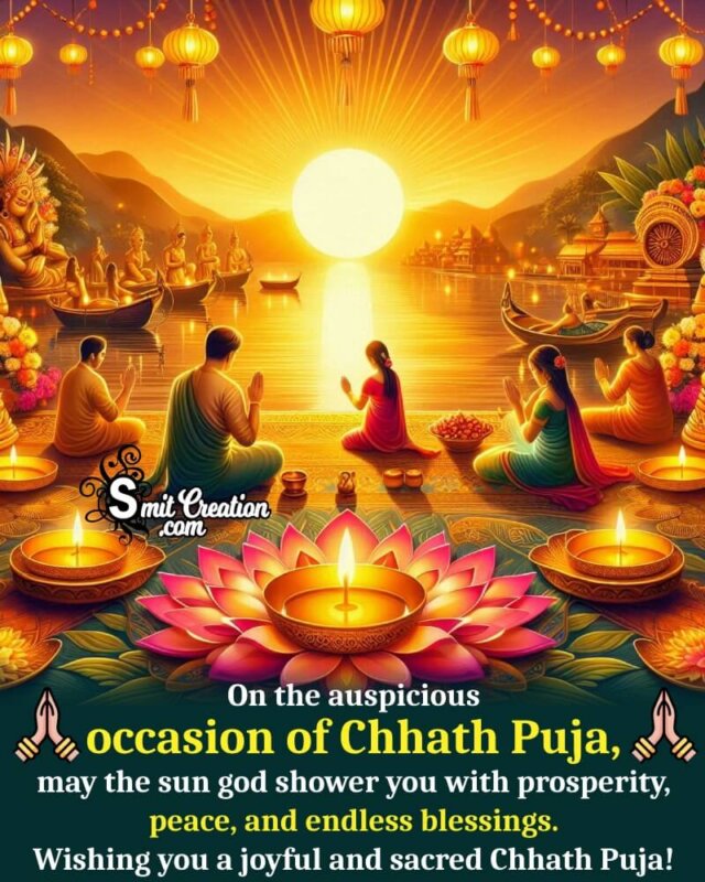 Blessed Chhath Puja Message Photo