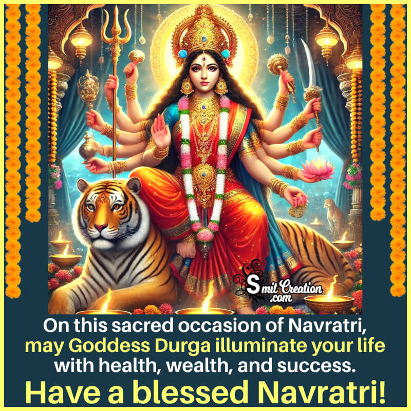 Blessed Navratri Wishing Photo