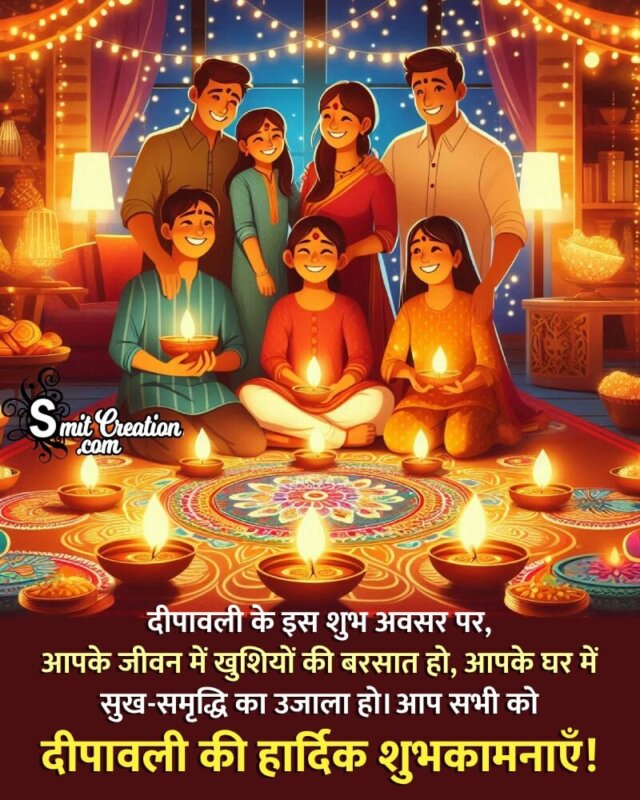 Diwali Hindi Greeting Image