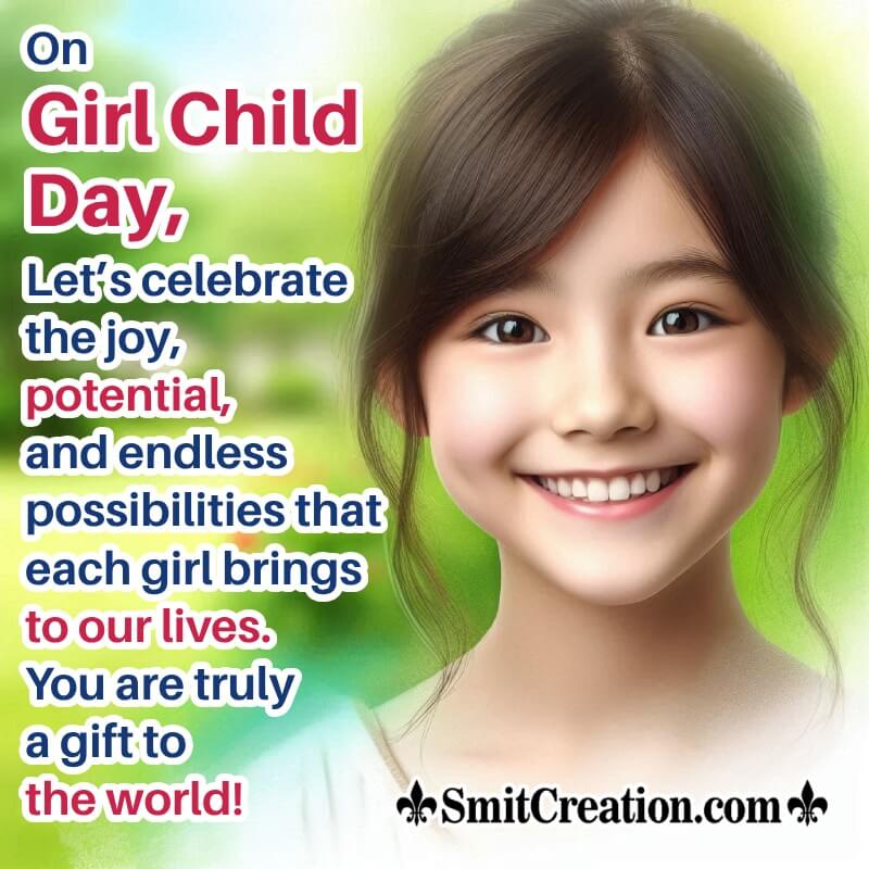 Girl Child Day Best Message Photo