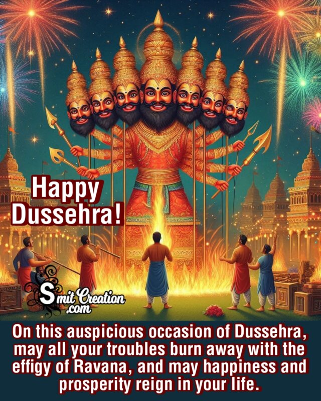 Happy Dusshera Message Picture