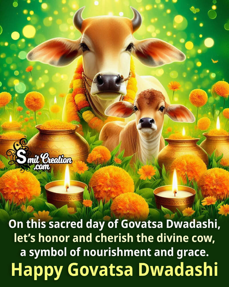 Happy Govatsa Dwadashi Wonderful Message Pic