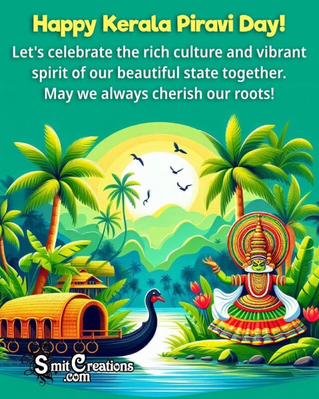 Happy Kerala Piravi Day Wonderful Message Pic