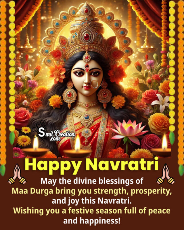 Happy Navratri Best Wish Pic