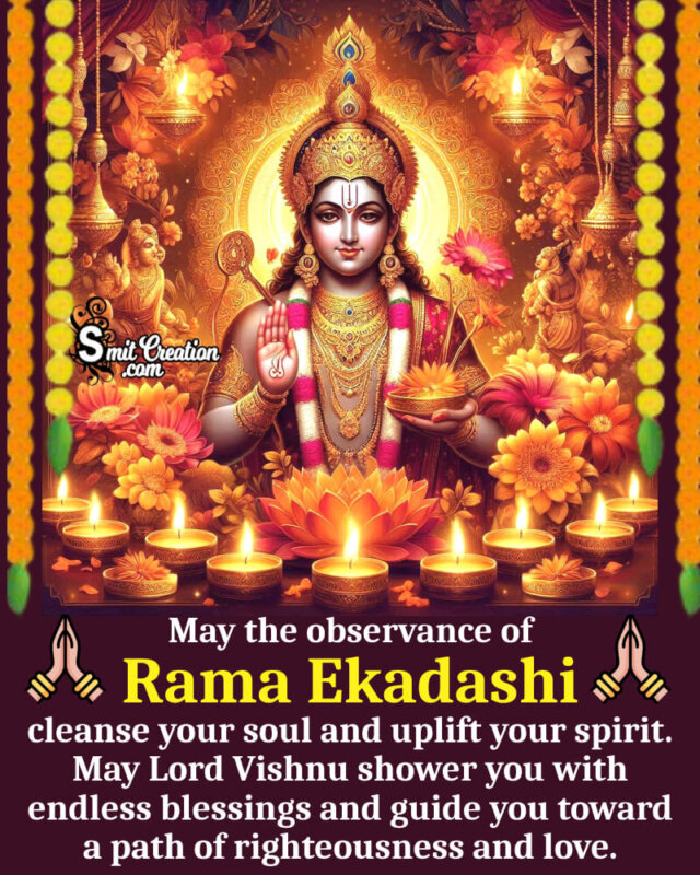 Rama Ekadashi Wonderful Wishing Photo