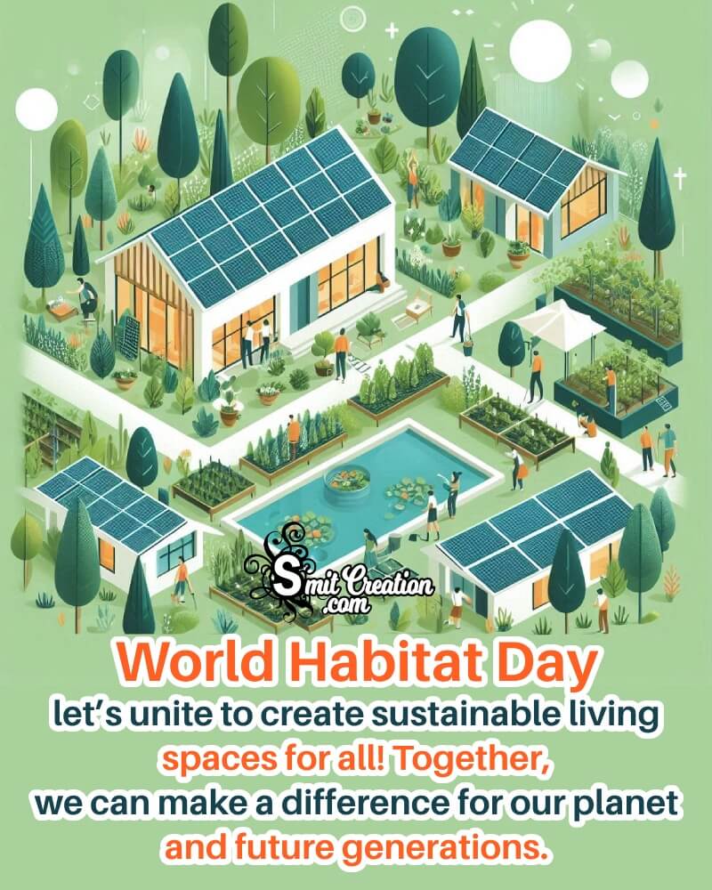 World Habitat Day Fb Status Photo