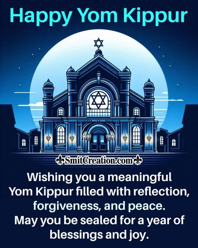 Happy Yom Kippur Whatsapp Status Photo