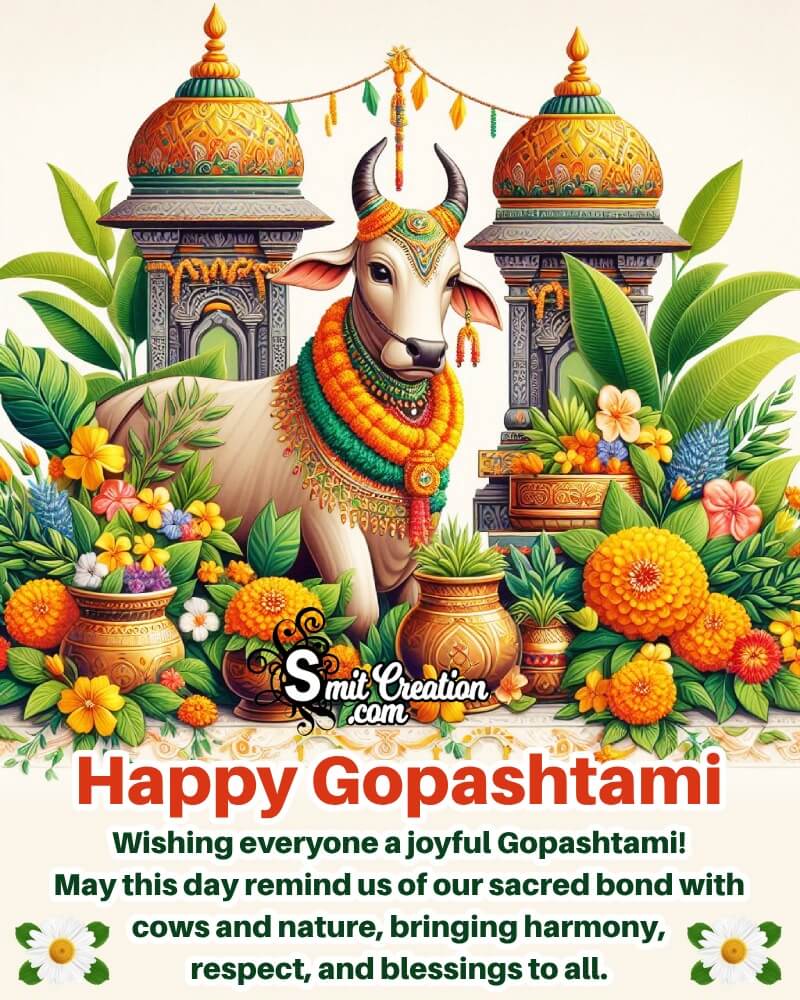 Blessed Gopashtami Wonderful Message Pic