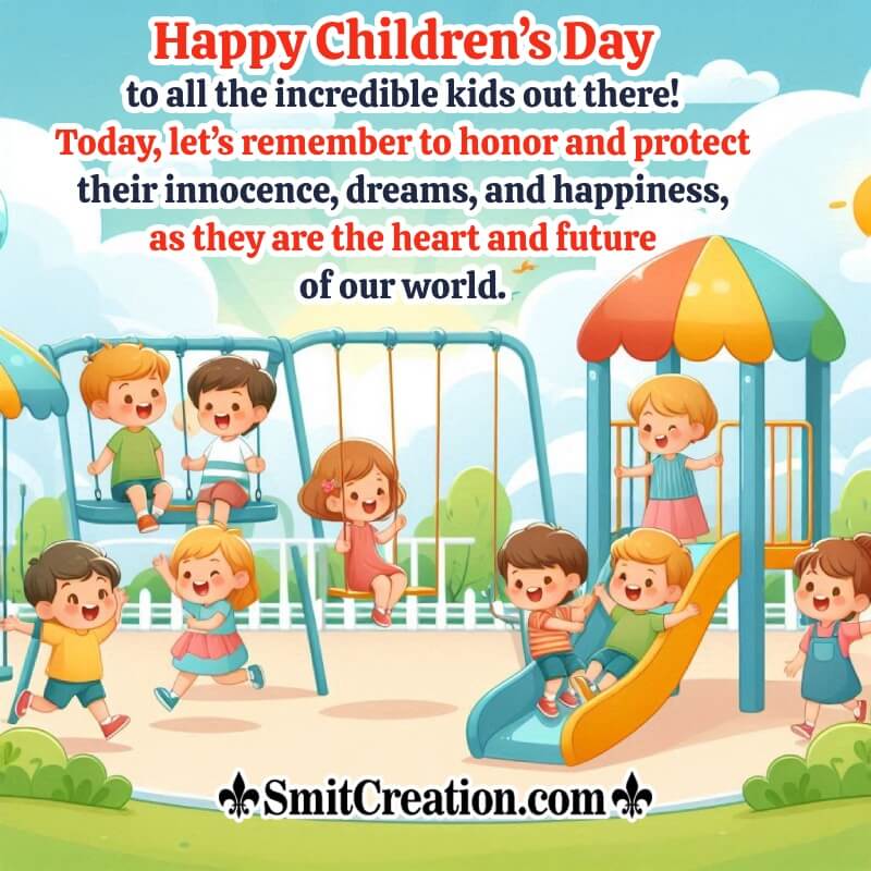 Happy Children’s Day Wonderful Message Pic