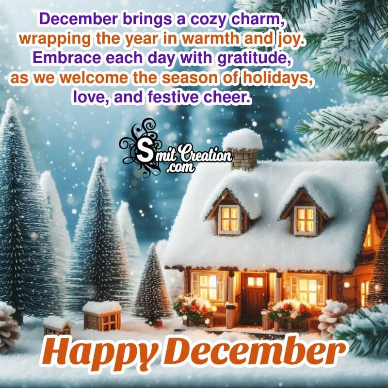 Happy December Month Best Messsage Image