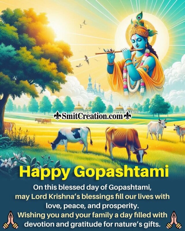 Happy Gopashtami Best Wish Image