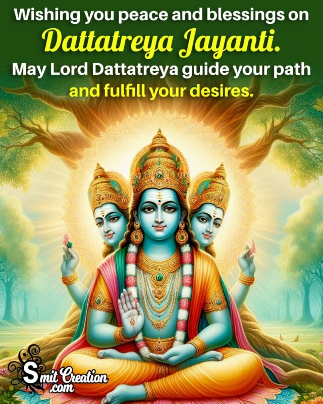 Dattatreya Jayanti Best Wishing Image