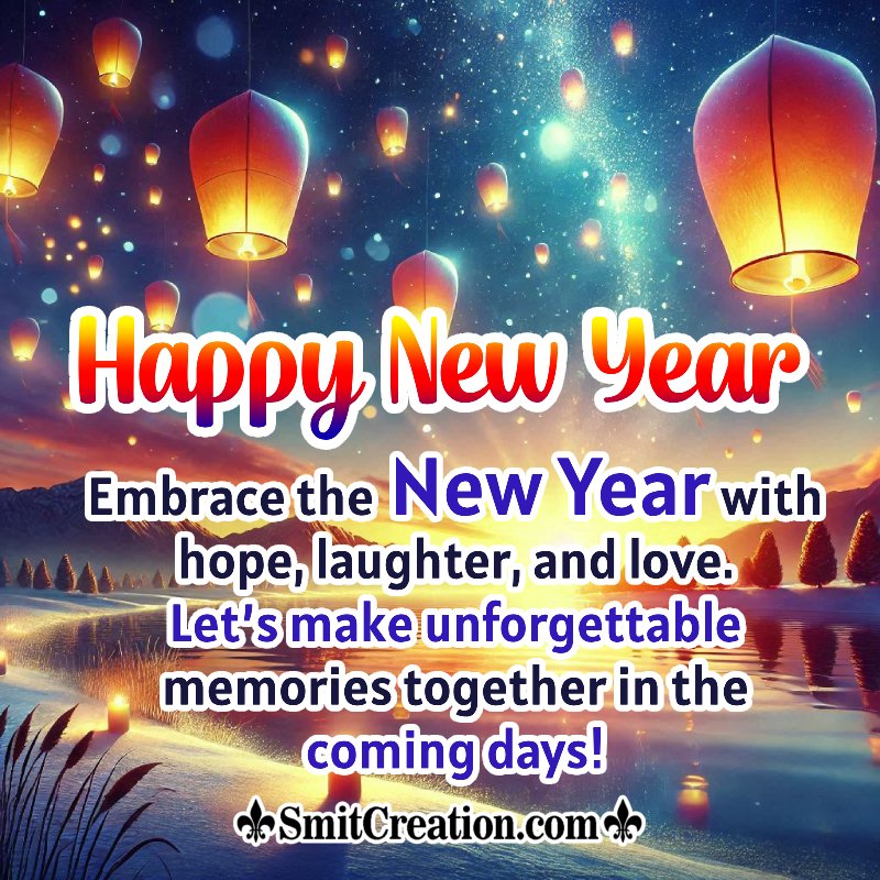 Happy New Year Wonderful Message Photo