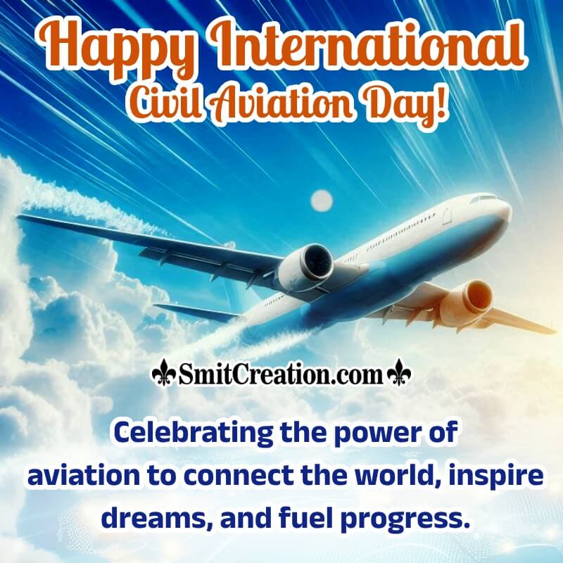 International Civil Aviation Day Wonderful Status Pic