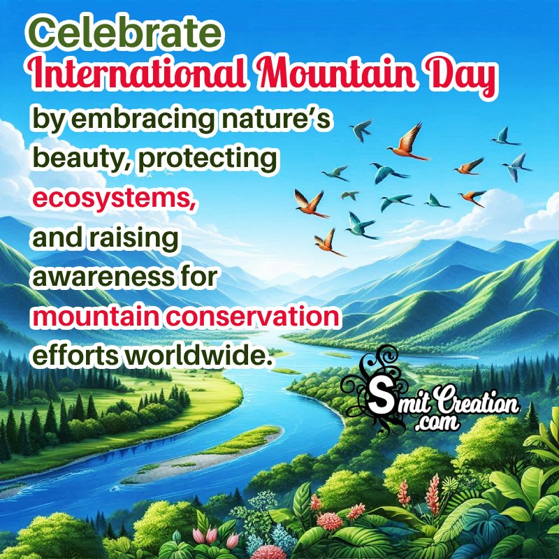 International Mountain Day Best Message Image