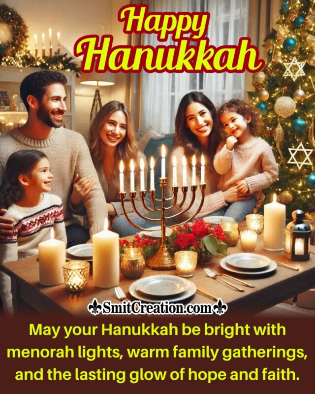 Lovely Hanukkah Wishing Pic