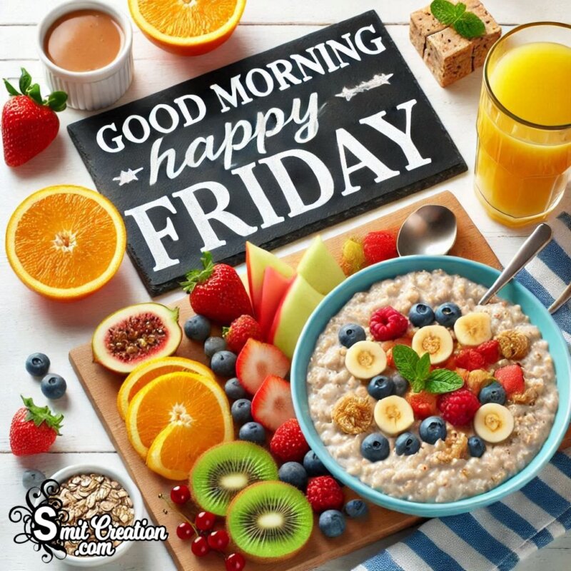 Happy Friday Good Morning Breakfast Image