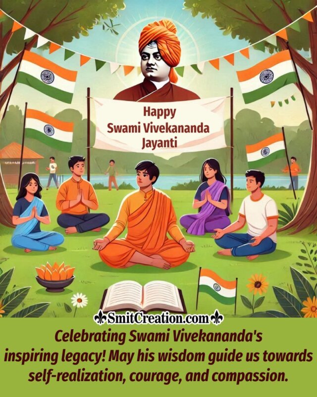 Lovely Swami Vivekananda Jayanti Fb Status Pic